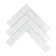 Statuario 2" x 8" Herringbone Porcelain Mosaic Tile