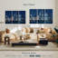 Ensemble de 3 pièces sur toile Bright Downtown Chicago-295308551
