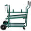 Chariot de soudage robuste à 2 niveaux avec chariot de rangement portatif avec roulettes pour coupe-plasma MIG TIG et accessoires de soudage, couleur verte-127957949