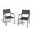 Deen Auminum Stackable Outdoor Dining Armchair-134106875-118337269