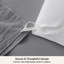 Housse de couette en microfibre de très grande taille - Ensemble de literie très douce en coton prélavé (ensemble de 3)-1546097820-1558598729