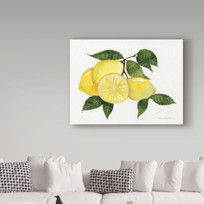 Aylei «Citrus Garden VI», impression sur toile tendue