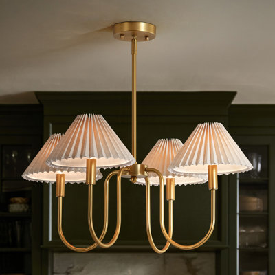 4-Light Classic / Traditional Dimmable  Chandelier