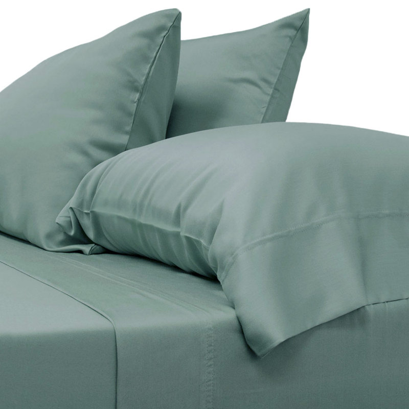 Rayon Twill Sheet Set, Tahitian Breeze, Queen Sheet Set + 1 Fitted Sheet + 1 Pillowcases