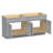 66" Double Bathroom Vanity Base Only-106891029