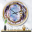 Kidney Gerbera Golden Agate - horloge murale moderne-49188449