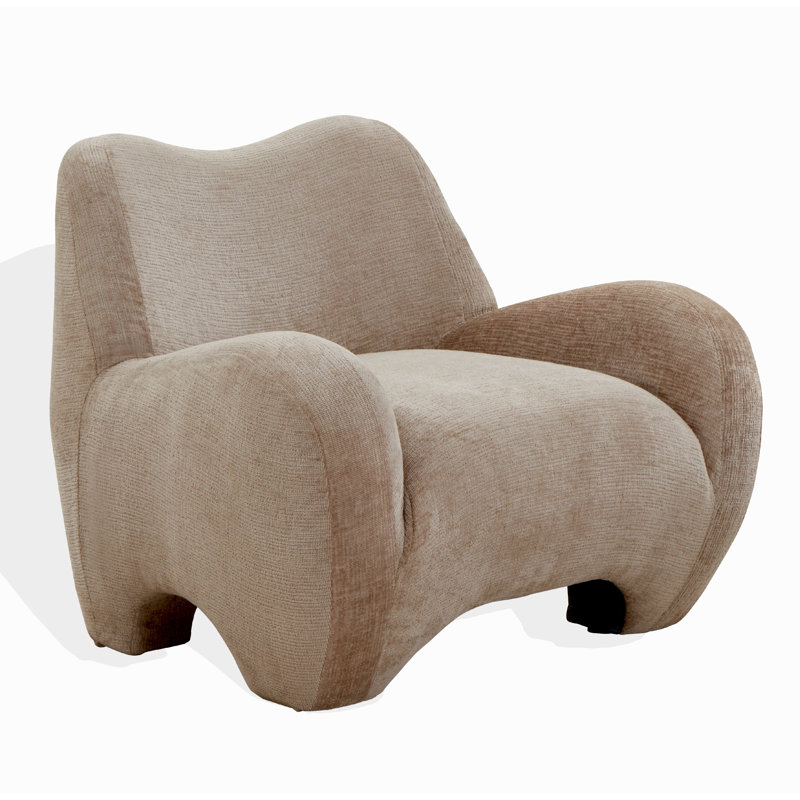 Randal Chenille Accent Chair, Beige