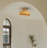 Glass Semi Flush Mount Yellow-126026815