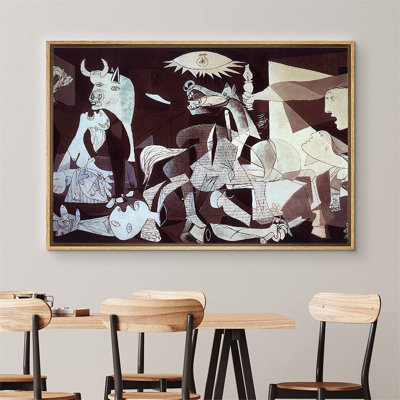 "IDÉE4WALL", reproduction d'art sur toile encadrée Guernica par Pablo Picasso