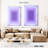 Soft Purple Glow Rectangle Royer-450732770