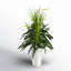 48'' Faux Fern Plant in Ceramic Planter