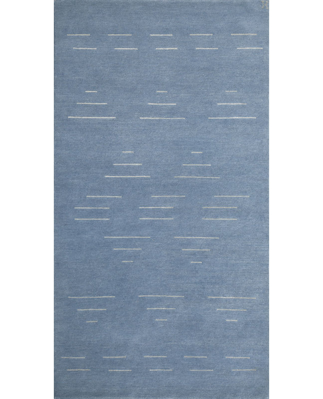 Meknes Area Rug in Blue/Ivory, Rectangle 9' x 12'