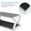 Bassik Floor Shelf Coffee Table with Storage