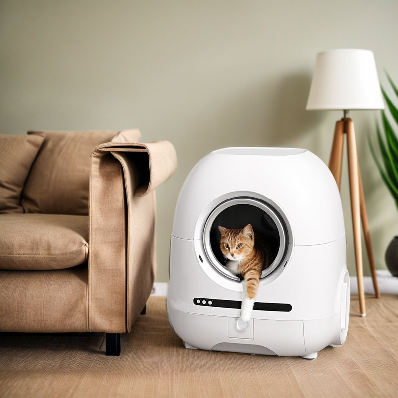 Gencie Enclosed Self-Cleaning Litter Box