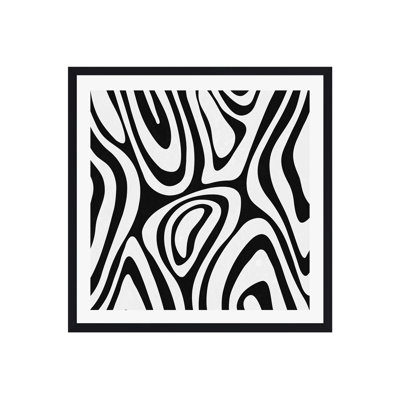 Eudelia "Black White Minimal" Print