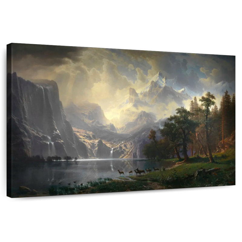 Alvord Among The Sierra Nevada Mountains, 8" H x 12" W