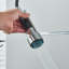 Kitchen sink mixer tap with pull-out spray high spout brass