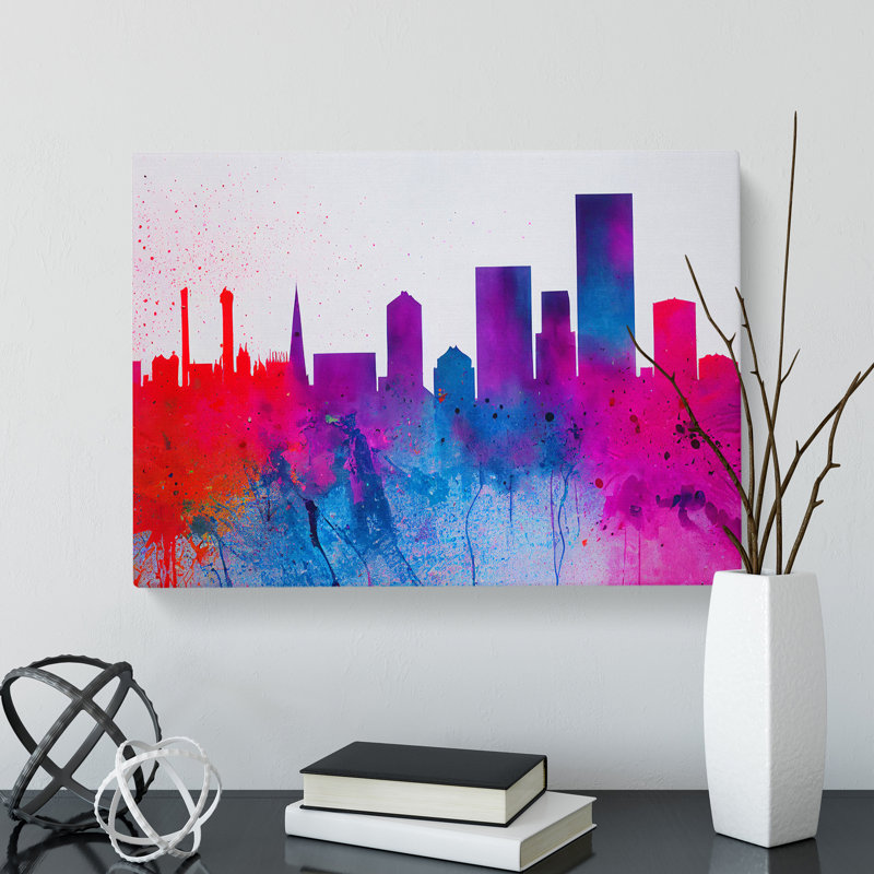 Skyscraper Skyline Vol.1 - Wrapped Canvas, 35cm H x 50cm W x 3cm D