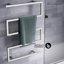 Chauffe-serviettes électrique 5 barres Voltaire en chrome-98076166