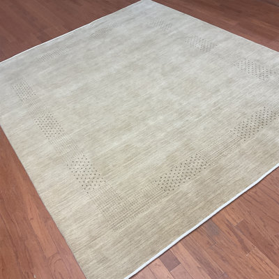  Handmade Modern Gabbeh Wool Rug