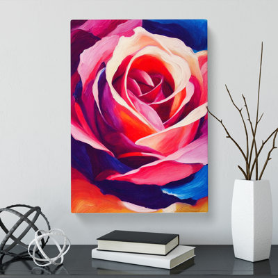 Bellburns Rose Flower Vol.4 - Wrapped Canvas