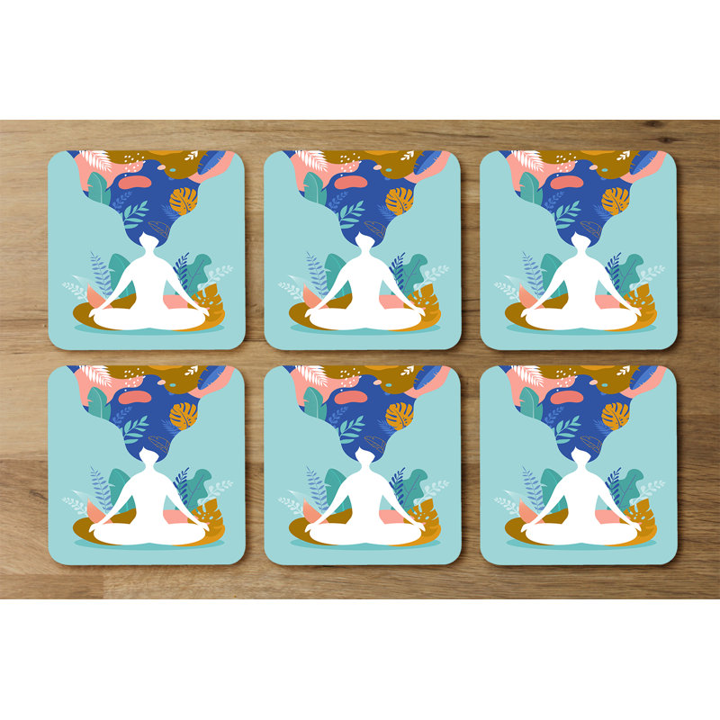 Dulciana Square 6 Piece Coaster Set