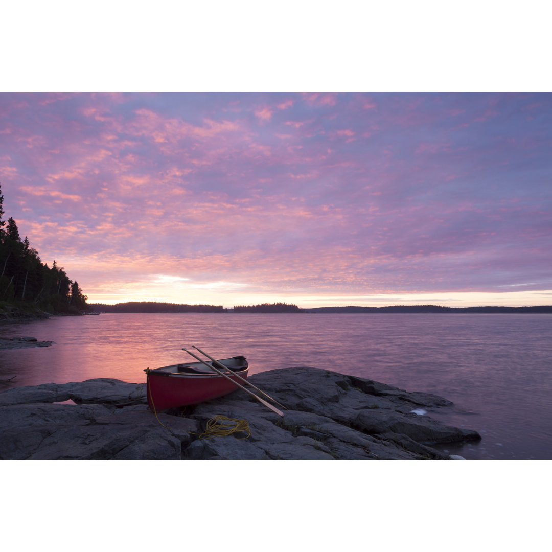 Leinwandbild Paint Lake Provincial Park von Mysticenergy