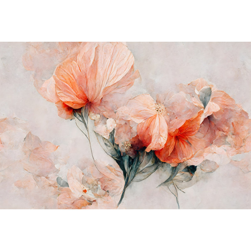 Wild Flowers On Background