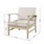 Chaise de patio avec coussins Apolinario-126399683