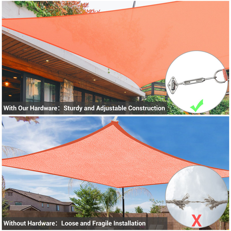 Stainless Steel Sun Shade Sail Hardware Kit for Outdoor Canopy