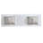 72 Marble Material 2 Double Bathroom Vanity Top Yes Sink