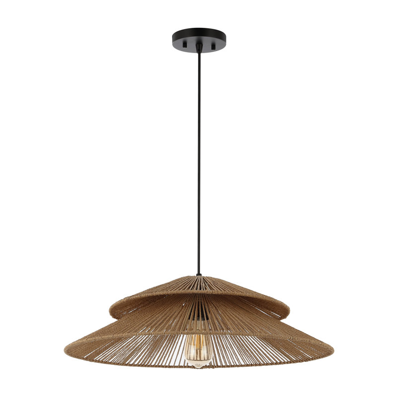 Luminaire suspendu conique à 1 lumière Kimi