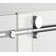 Vinesse 57" W x 76" H Frameless Shower Door