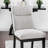 Eshelman Linen Upholstered Side Chair in Brown