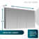 Royale 60"x30" Medicine Cabinet Defogger, 3X Vertically Adjustable Magnifying Mirror, Electrical Outlets.