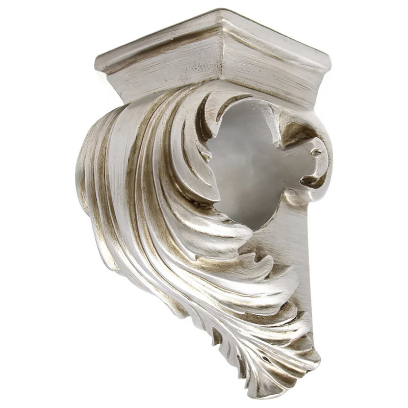 Brilon Polyresin Mounting Bracket, Pewter