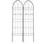 Paquet de 4 treillis de jardin en métal 78,7 po antirouille pour plantes grimpantes