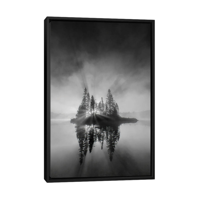 Breaking Through 1 Piece Floater Frame Wall Art on Canvas