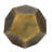 Alluring Textured Side Table - Hexagonal & Aluminum Allure Exquisite Glamorous Shape Frame