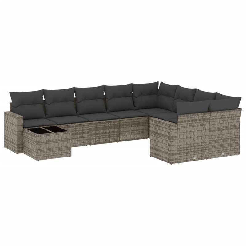  Garden Sofa Set Grey