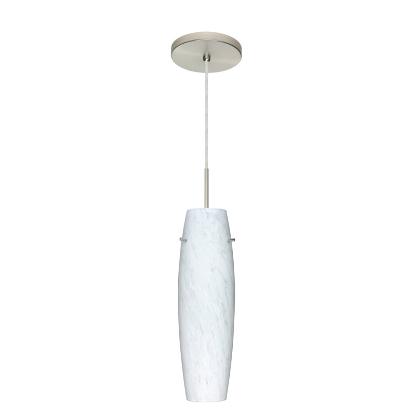 Jude 1 - Light Single Pendant, Satin Nickel, Carrera, LED