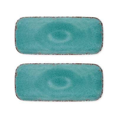 2-Piece Crackle 15" Tray
