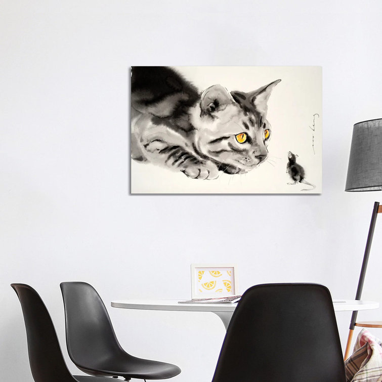 Cat And Mouse by Soo Beng Lim - Wrapped Canvas Gallery-Wrapped Canvas Giclée