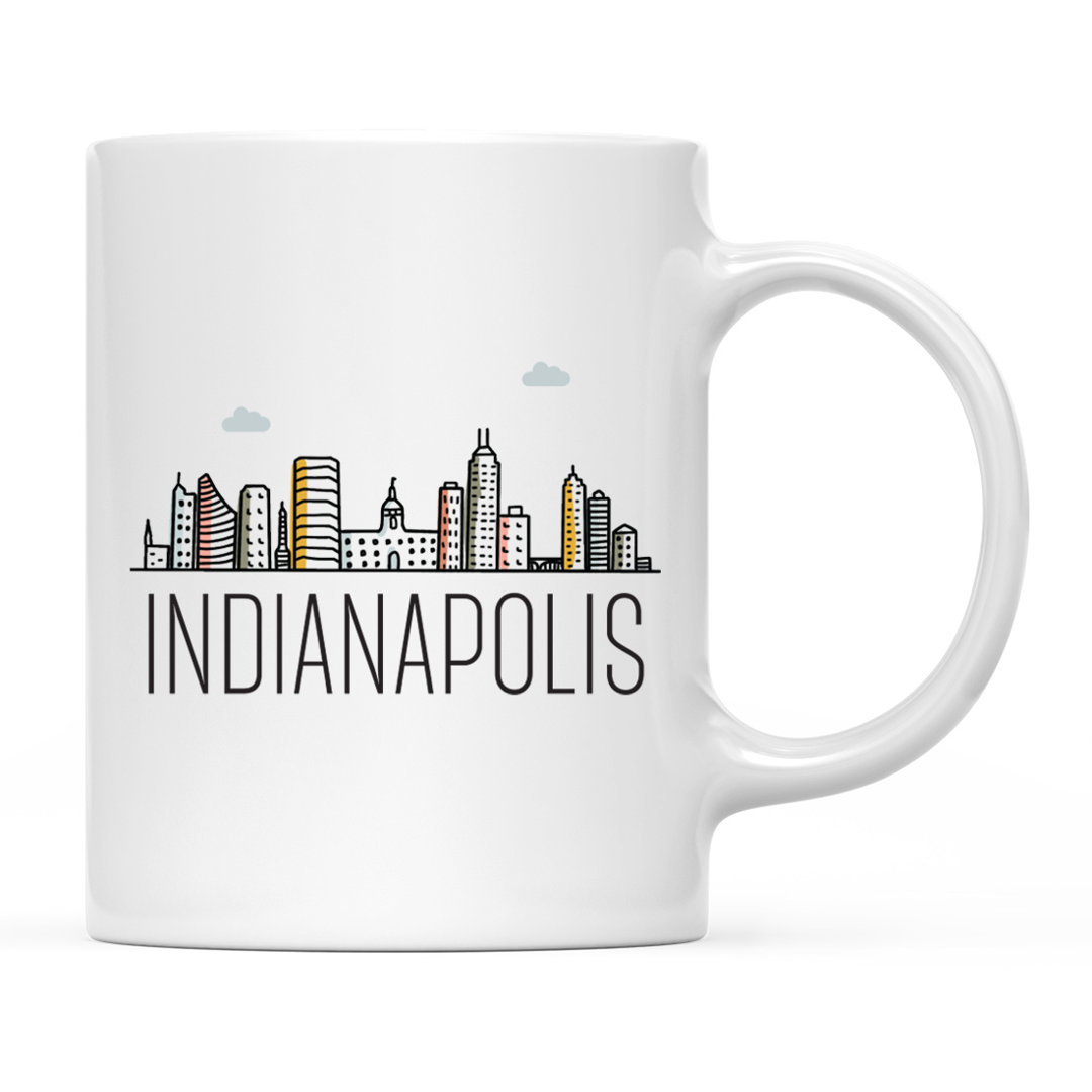 Colorful City Skyline Coffee Mug Koyal Wholesale