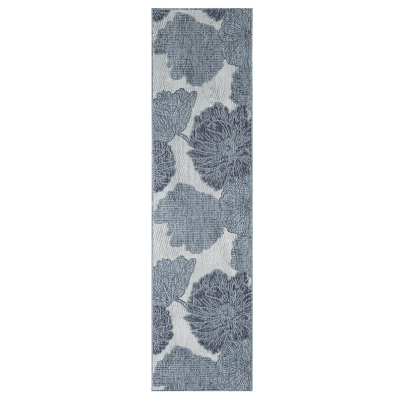 Ovidijus Floral Indoor / Outdoor Rug, Runner 2' x 8'