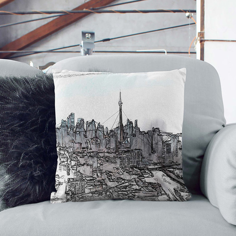 Square Cushion, 40cm H x 40cm W x 15cm D