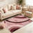 Pink Curve Minimal carpet-easy to clean, machine-washable, soft and comfortable; suitable for door mats, kitchens, living rooms, bedrooms, corridors, and laundry areas. Easy to clean, durable carpet for home decoration.-2117355027