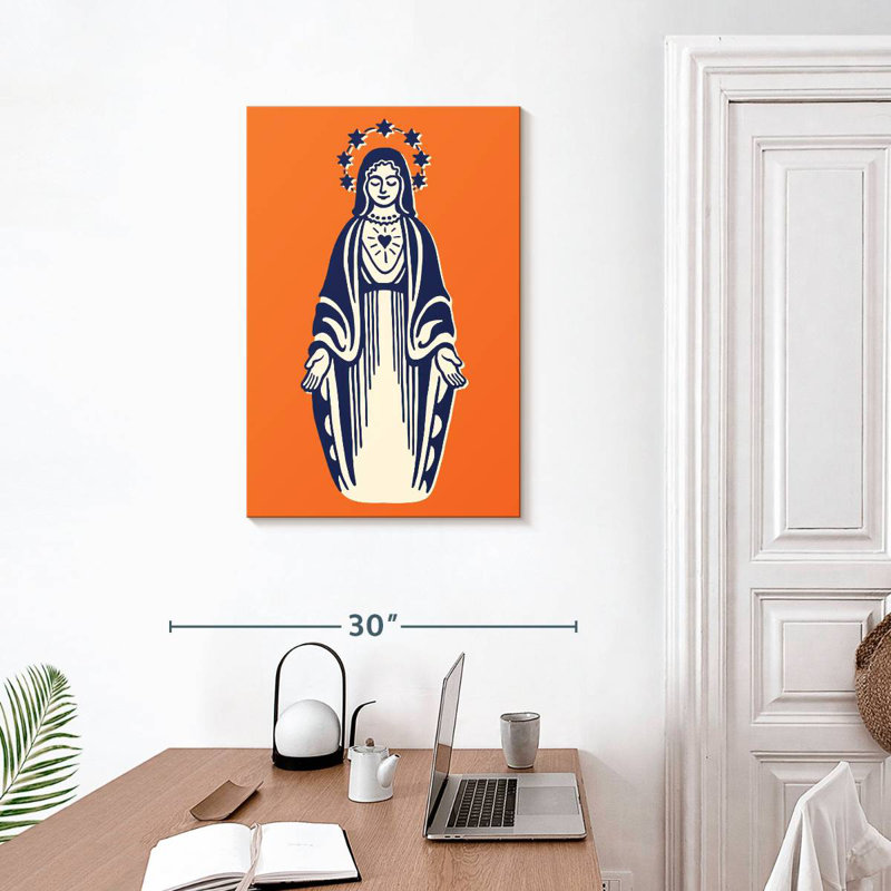 Leisha, Vierge Marie, H 30 po x l 20 po