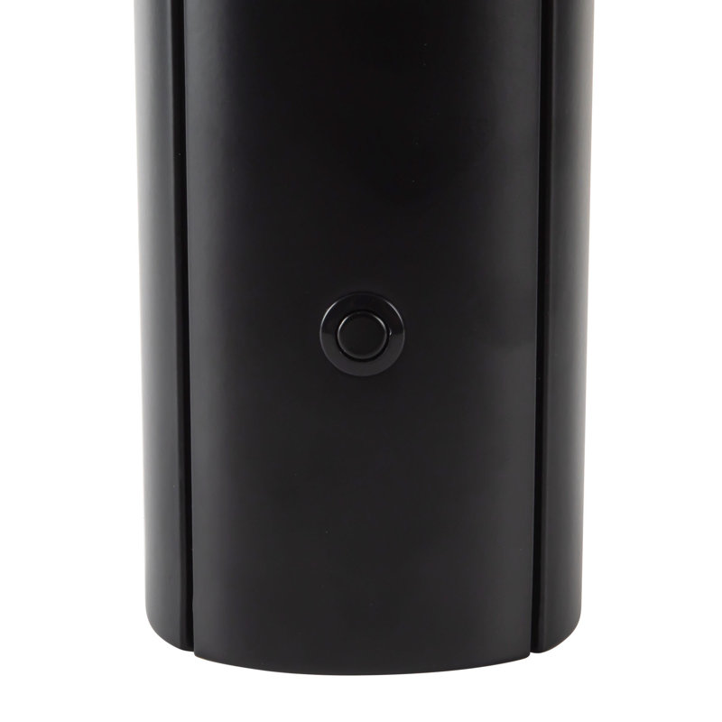 Folio 10-in Black dimmable LED Table Lamp, Black