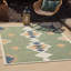 Tapis d'intérieur / extérieur vert Lauryn-1625531556